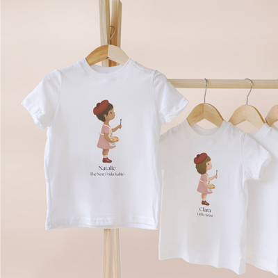 Little Artist Girl Personalized T-shirt