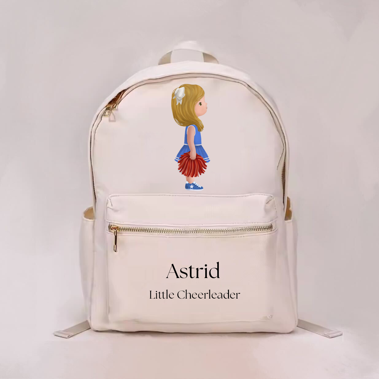 Little Cheerleader Personalized Backpack