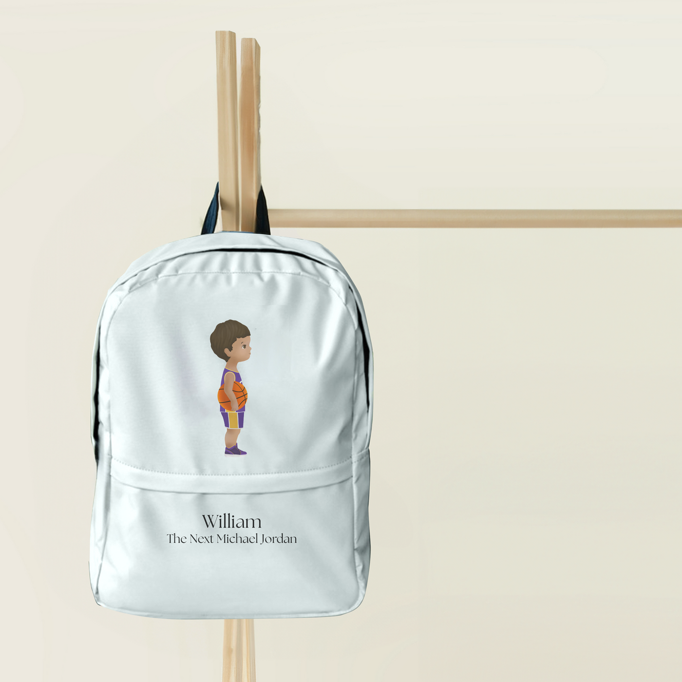 Little Basketball Player Personalized Backpack