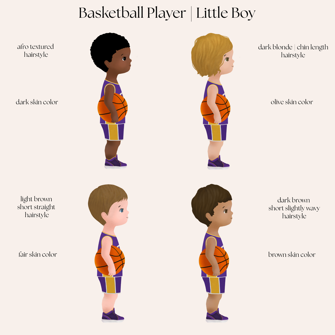 Little Basketball Player Personalized T-shirt