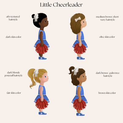 Little Cheerleader Personalized T-shirt