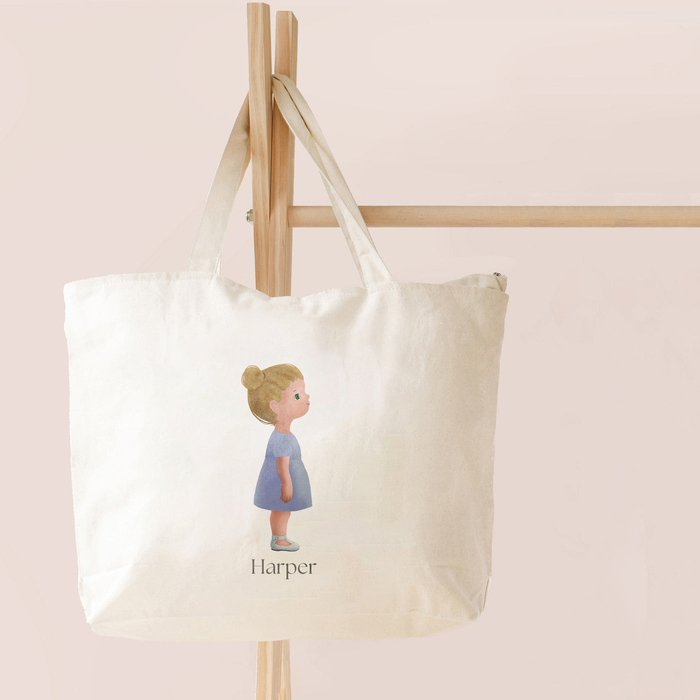 Personalized Zippered Totes | Back to School