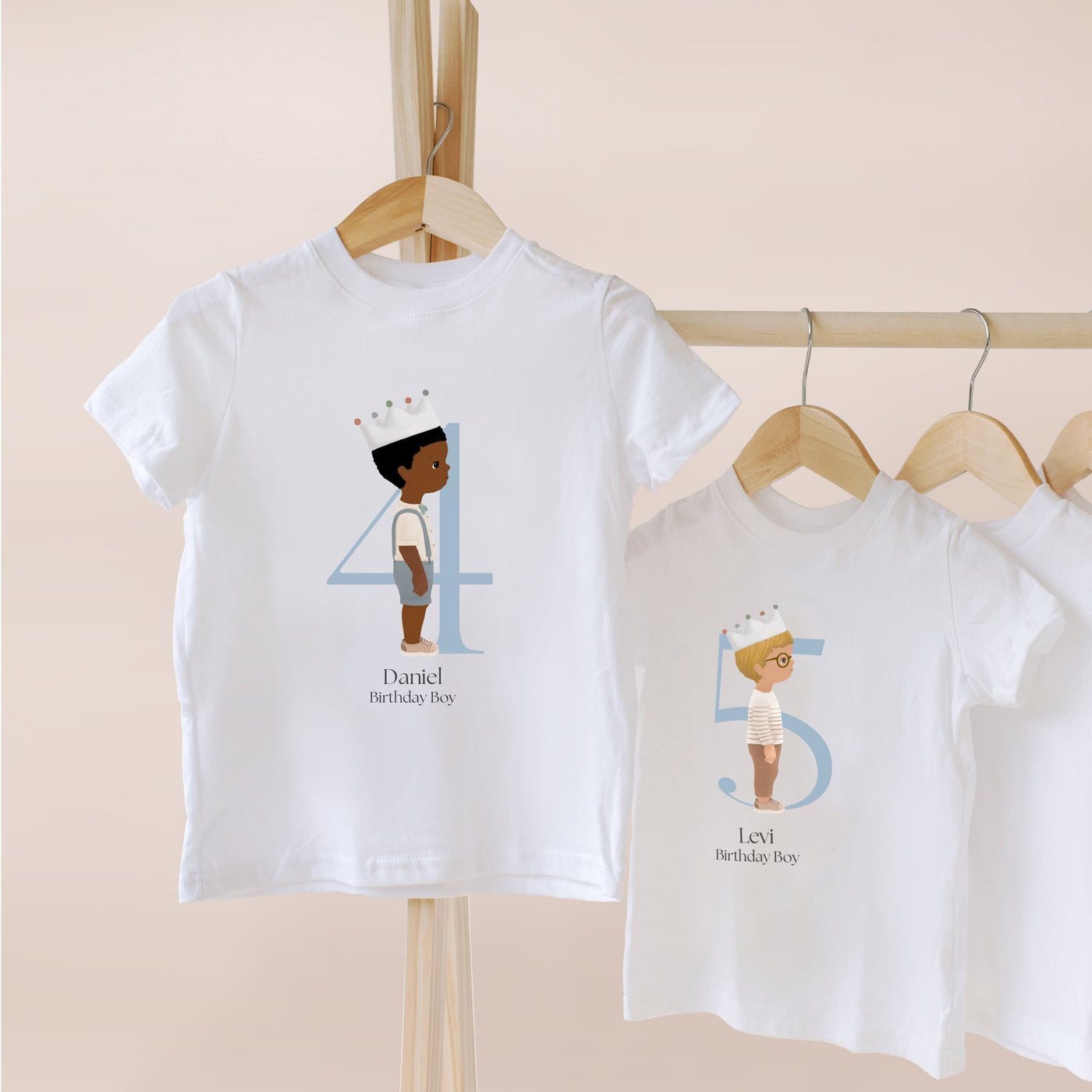 Birthday Personalized Shirt | Custom Illustration of Your Child