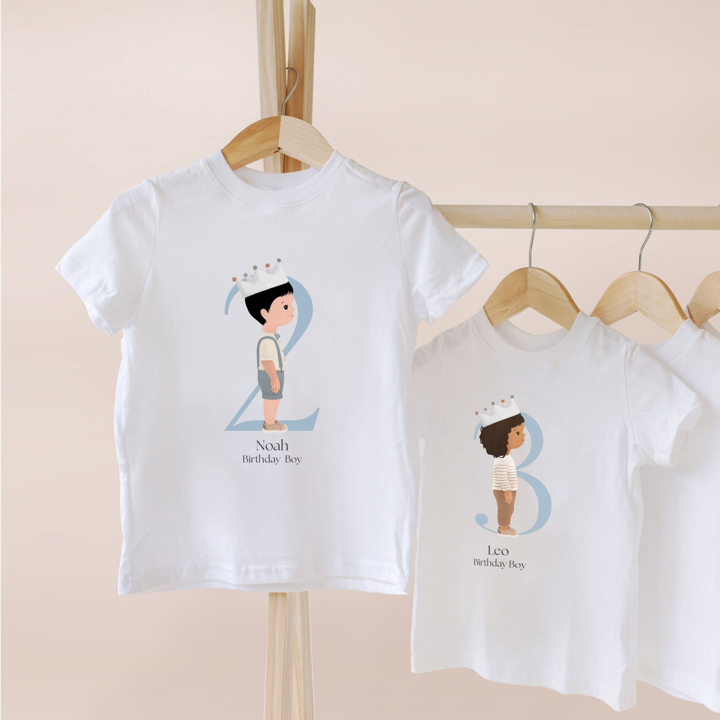 Birthday Personalized Shirt | Custom Illustration of Your Child