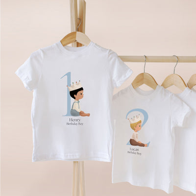 Birthday Personalized Shirt | Custom Illustration of Your Child