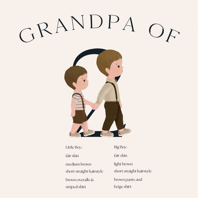 Personalized Short Sleeved T-Shirt for Grandpa