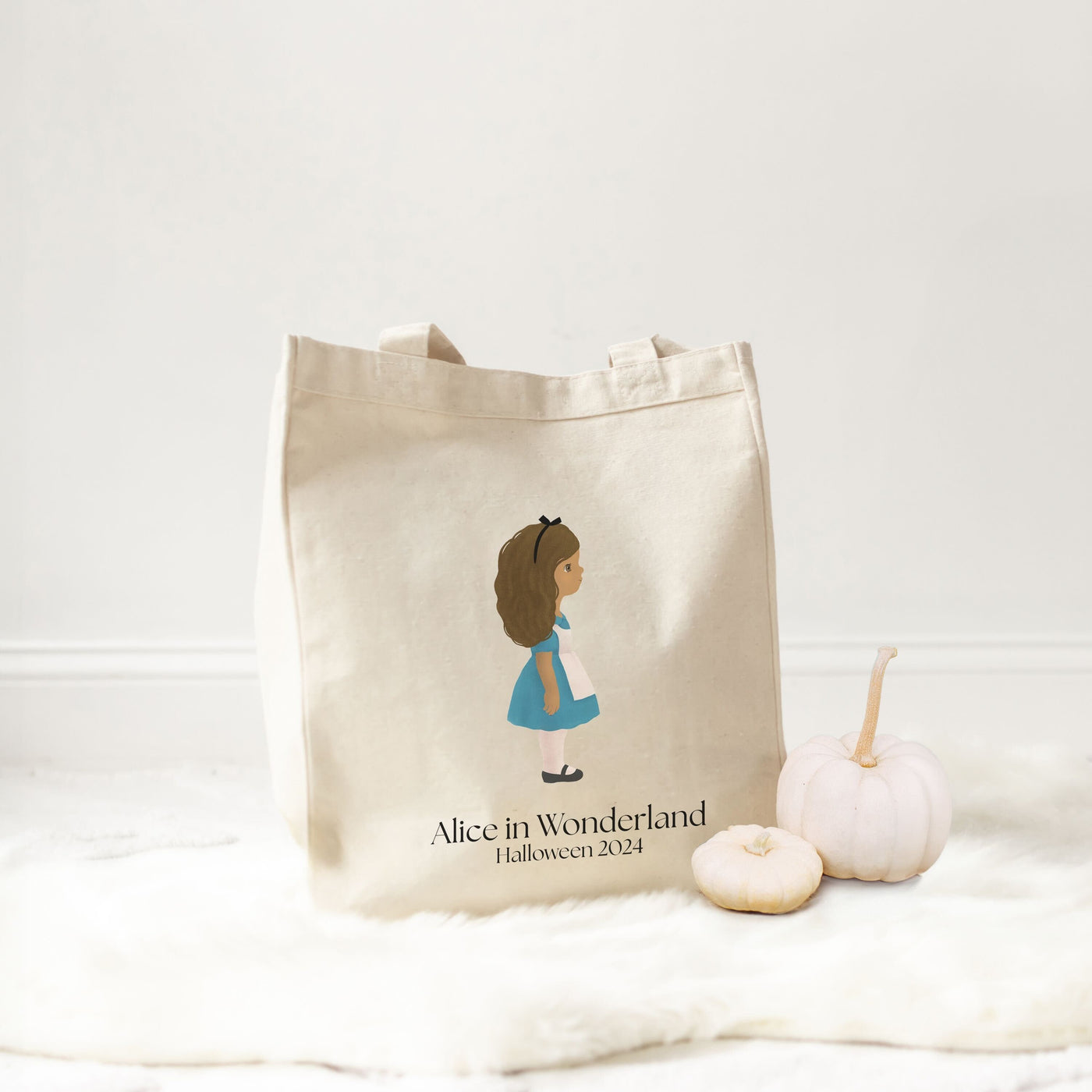 Personalized Halloween Trick-or-Treat Bag With A Custom Illustration Of A Child