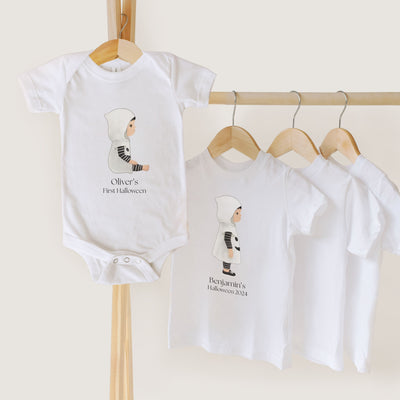 Personalized Halloween T-Shirt | Halloween Shirt With A Custom Illustration Of A Child