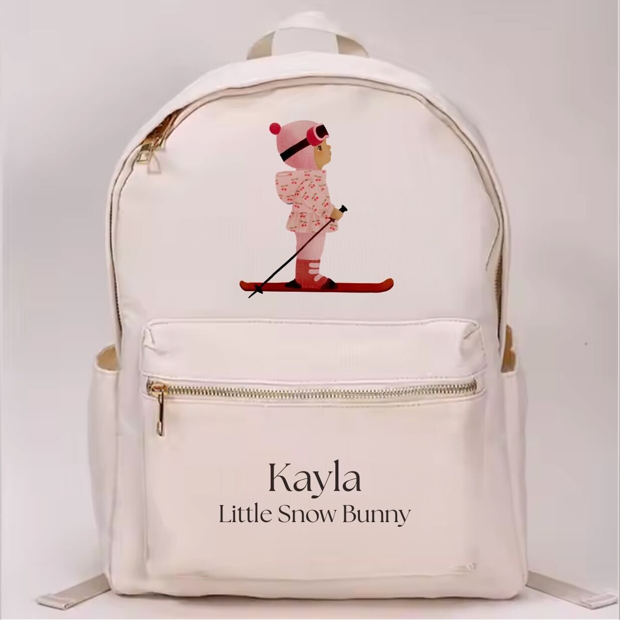 Ski Backpacks with a Custom Illustration of Your Child