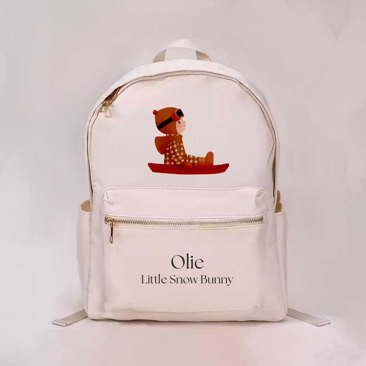 Ski Backpacks with a Custom Illustration of Your Child