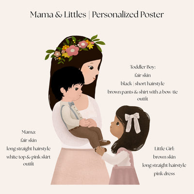 Mama & Littles Poster