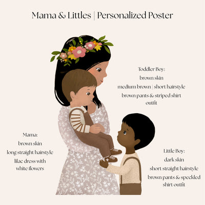 Mama & Littles Poster