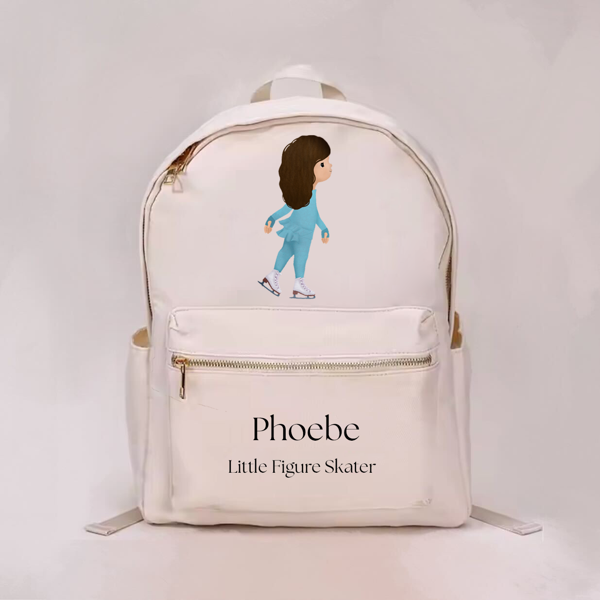 Little Figure Skater Personalized Backpack