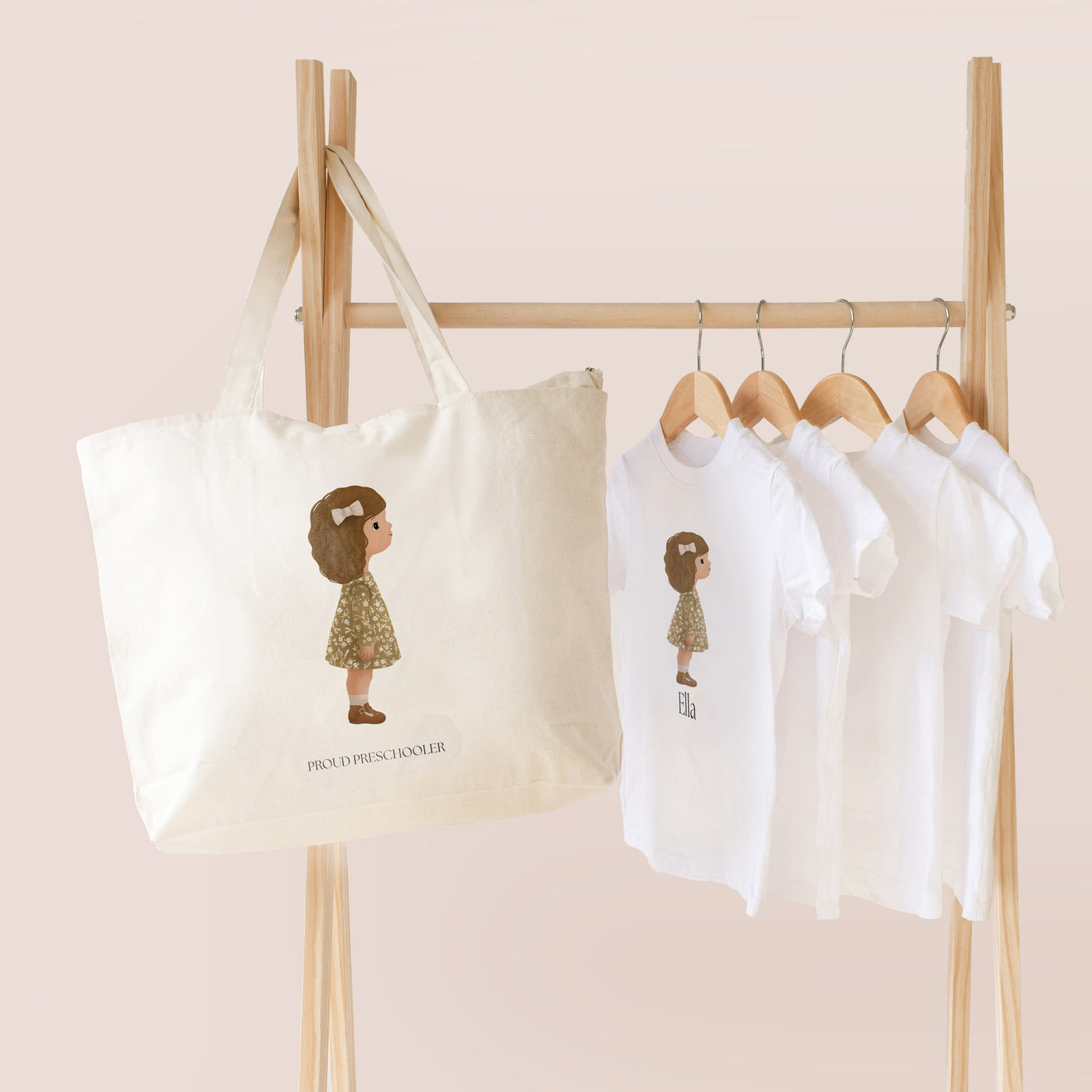 Back to School T-shirts | Personalized Illustration of Your Kid