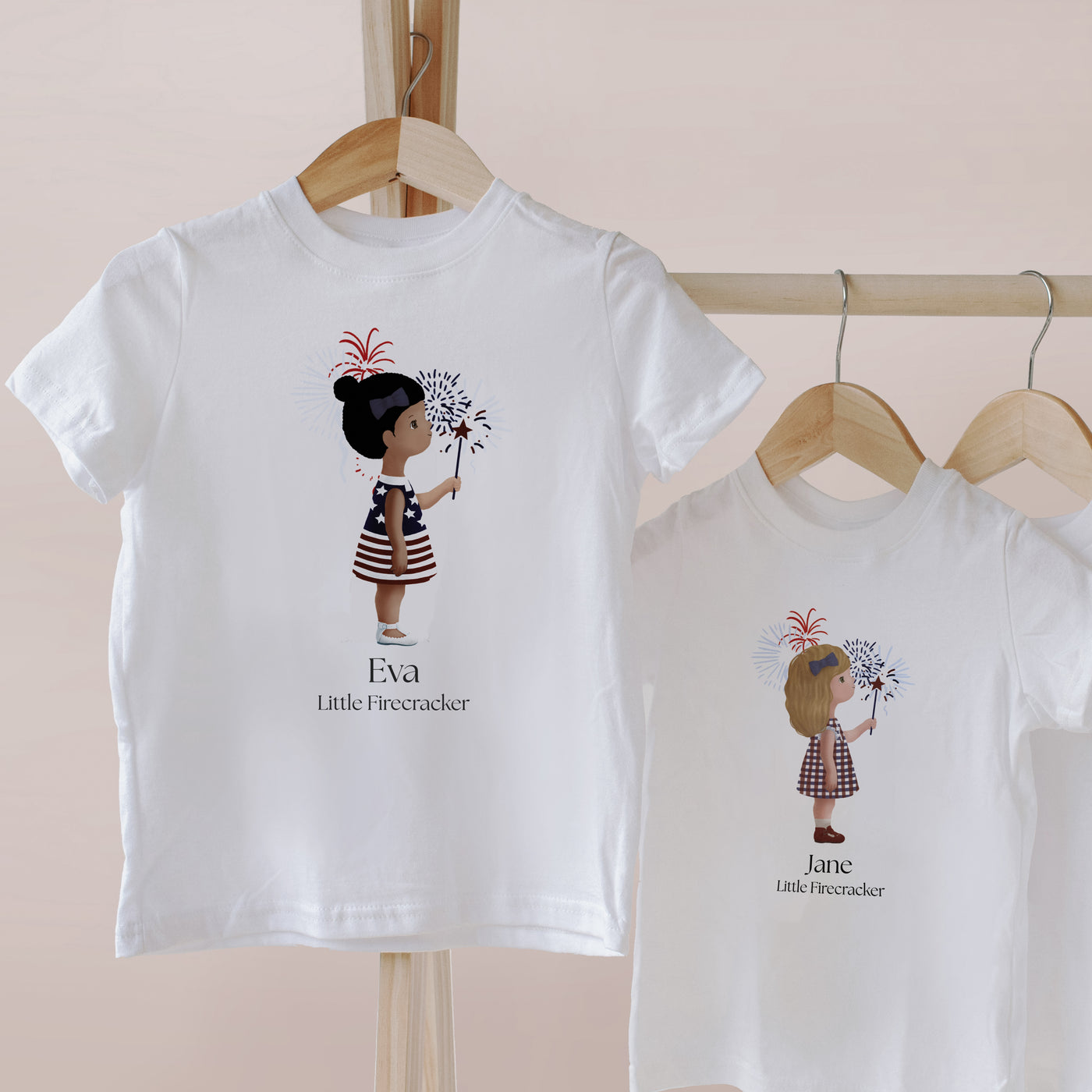 July 4th T-shirts | Custom Illustration of Your Child