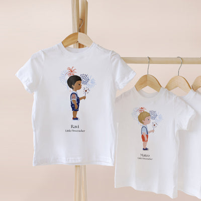 July 4th T-shirts | Custom Illustration of Your Child