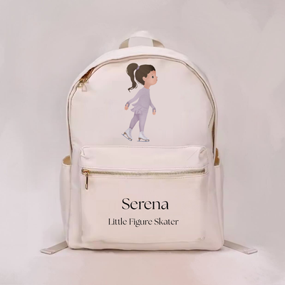 Little Figure Skater Personalized Backpack