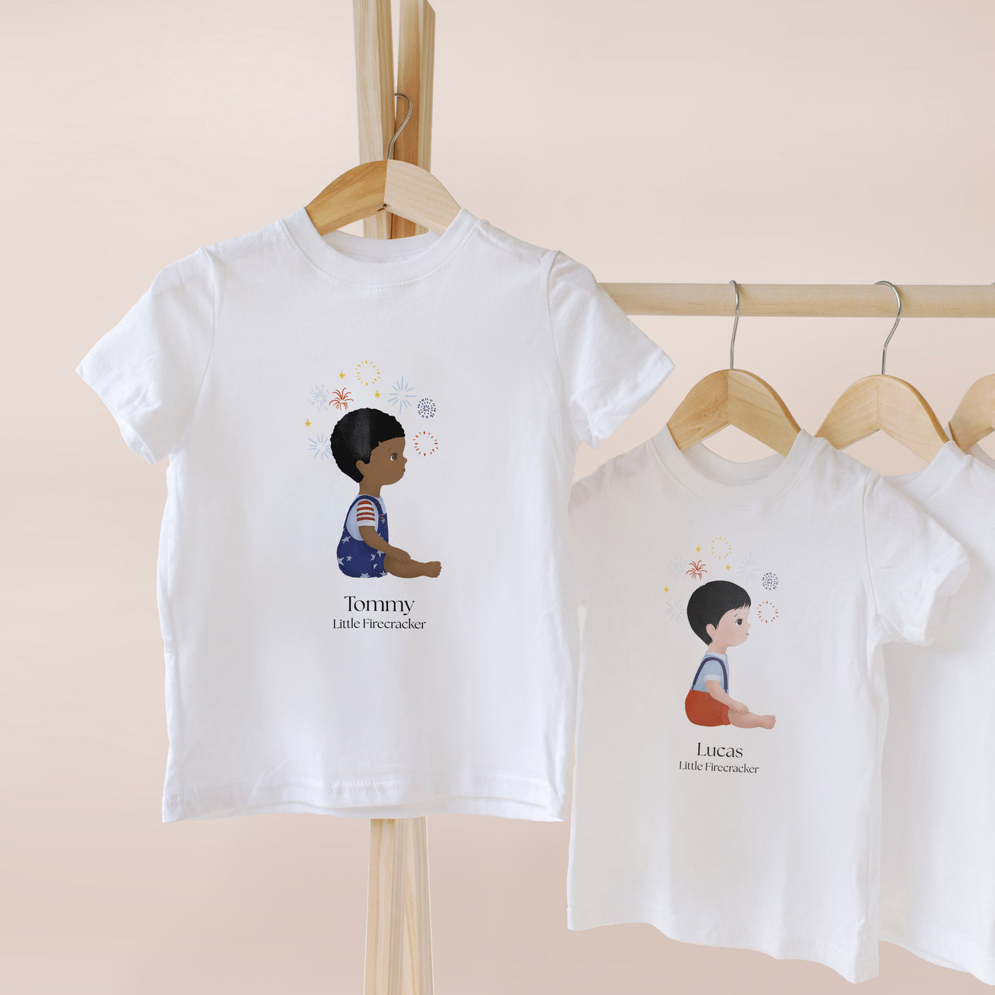 July 4th T-shirts | Custom Illustration of Your Child