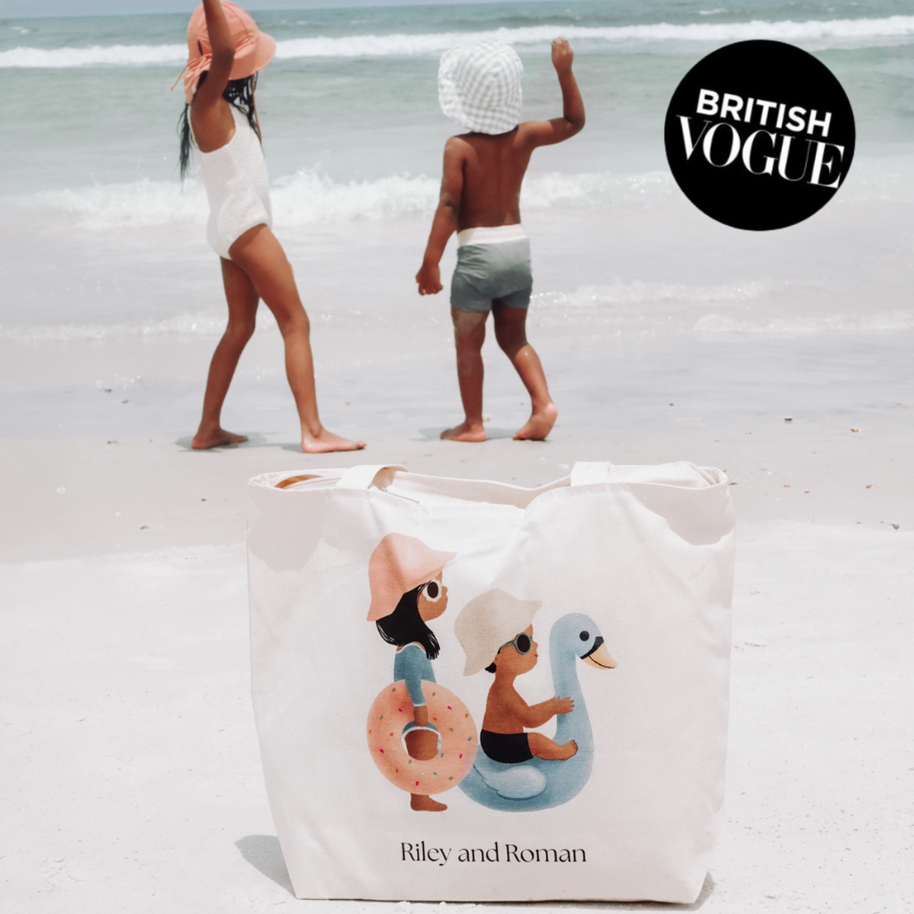Personalized Beach Bag Tote for Kids Summer Tote Bag Petit Paradis KIDS