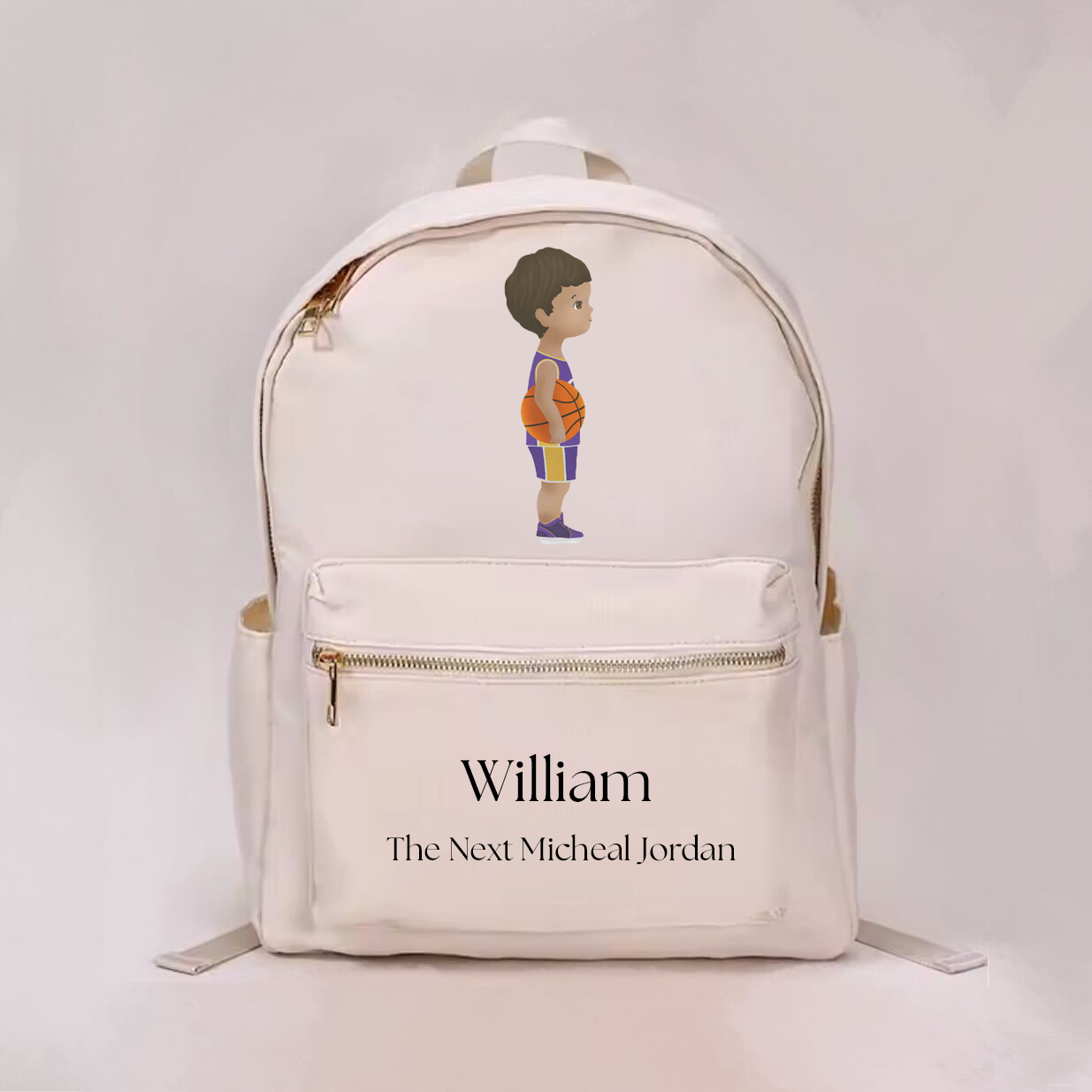 Little Basketball Player Personalized Backpack