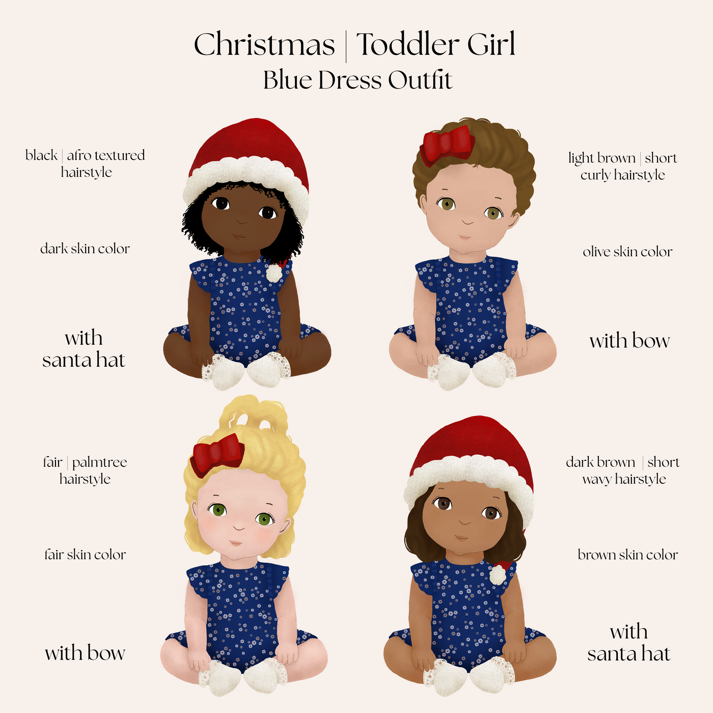 Large Personalized Santa Sacks With a Custom Illustration of Your Child