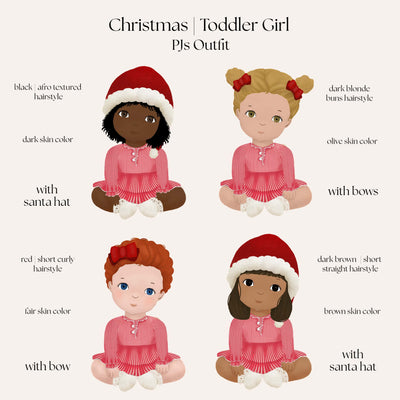 Large Personalized Santa Sacks With a Custom Illustration of Your Child