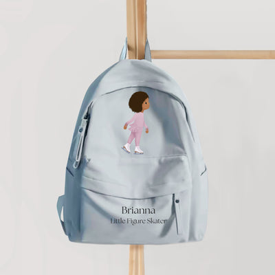 Little Figure Skater Personalized Backpack