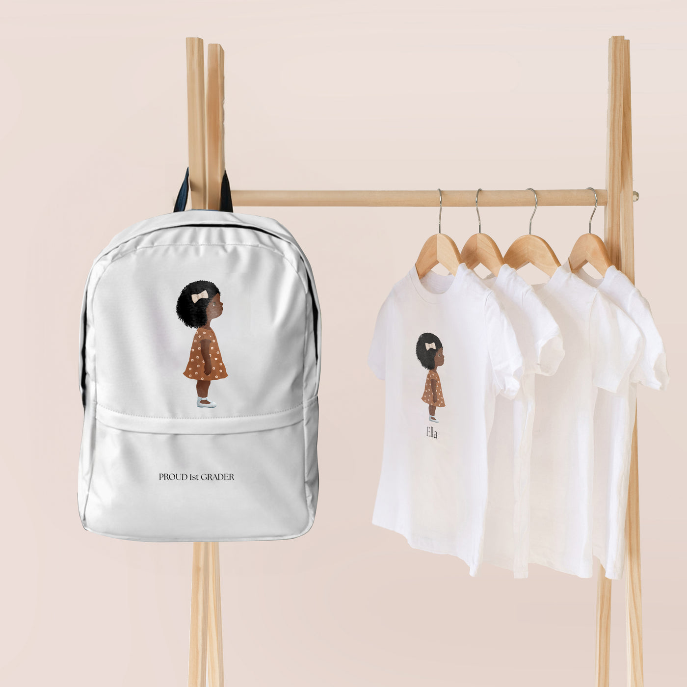 Personalized Backpack + T-shirt Bundle | Back to School