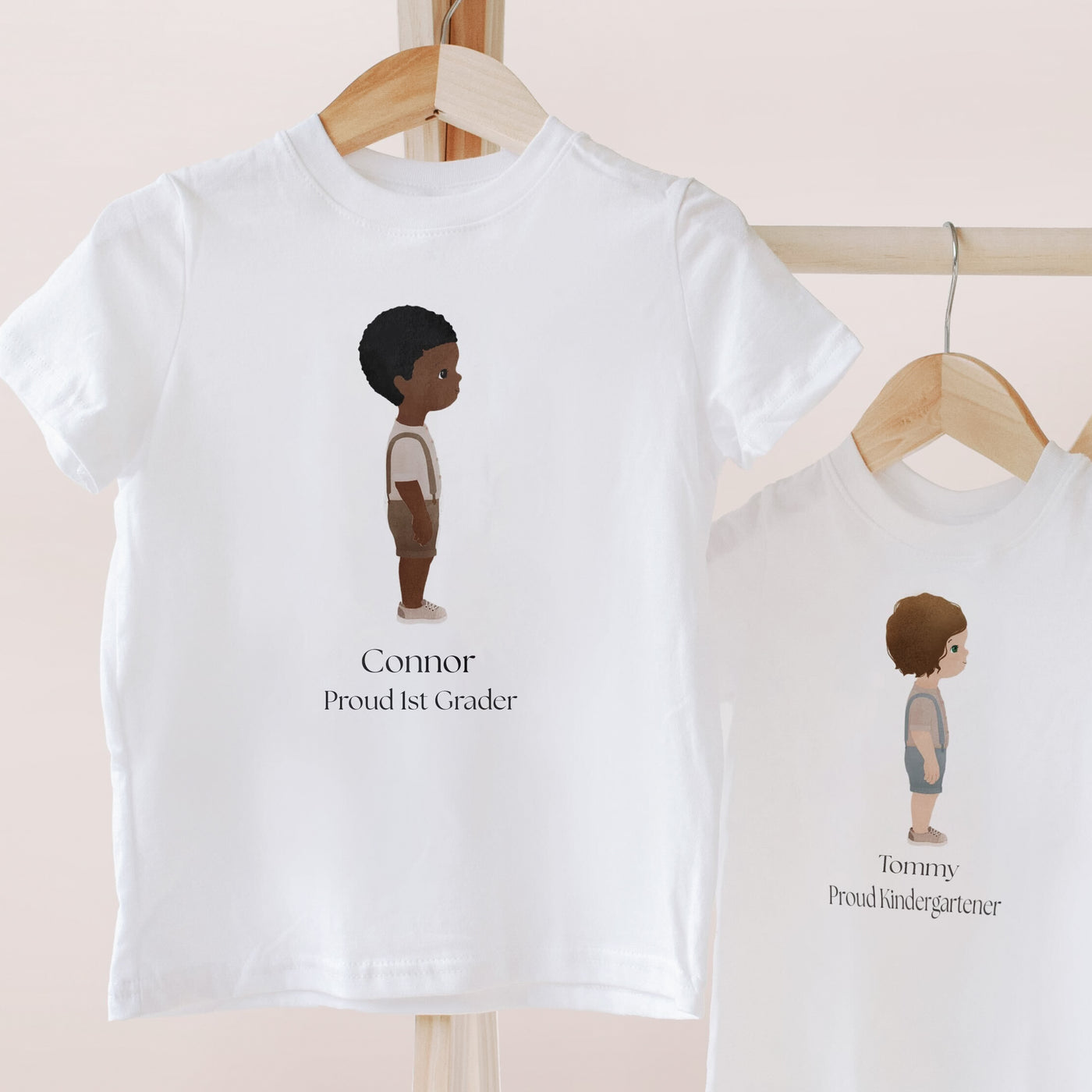 Back to School T-shirts | Personalized Illustration of Your Kid