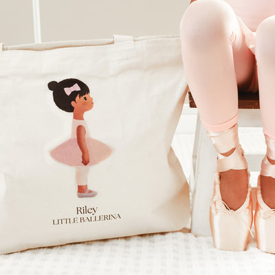Little Ballerina Personalized Zippered tote