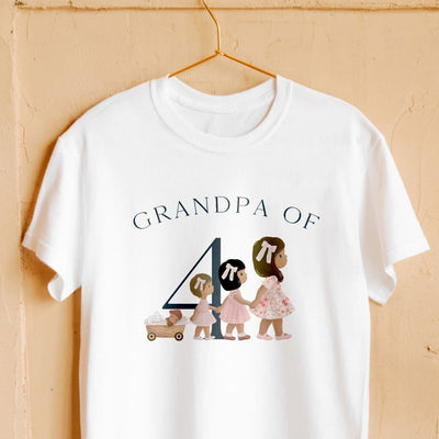 Personalized Short Sleeved T-Shirt for Grandpa