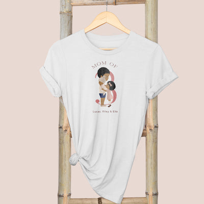 Personalized Mother's Day Short Sleeved Shirt