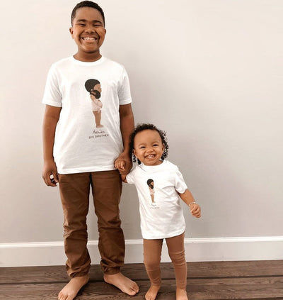 TWO Sibling Love Matching Shirts & Bodysuits